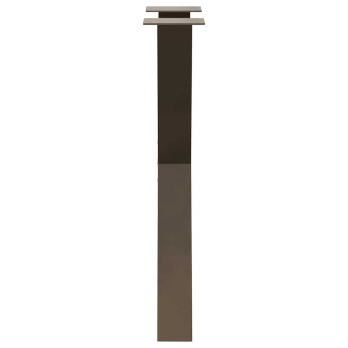 Picioare de masă în formă de X, 2 buc., oțel natural, 60 x (72-73) cm WALTI