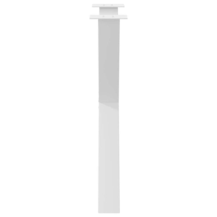 Picioare de masă în formă de X, 2 buc., alb, 80x(72-73) cm, oțel - WALTI WALTI