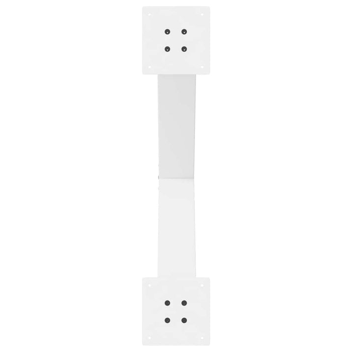 Picioare de masă în formă de X, 2 buc., alb, 80x(72-73) cm, oțel - WALTI WALTI