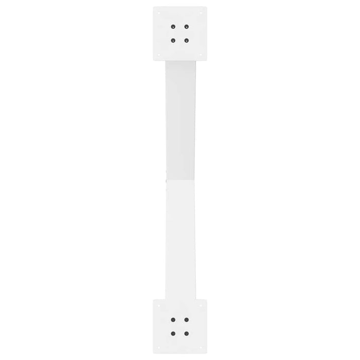 Picioare de masă în formă de X, 2 buc., alb, 90x(72-73) cm, oțel - WALTI WALTI
