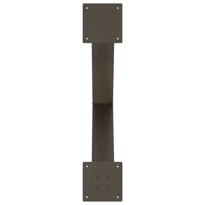 Picioare de masă în formă de X, 3 buc., oțel natural, 70x(72-73) cm WALTI