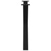 Picioare de masă în formă de X, 3 buc., negru, 90x(72-73) cm, oțel - WALTI WALTI