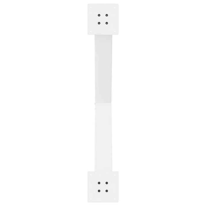 Picioare de masă în formă de X, 3 buc., alb, 90x(72-73) cm, oțel WALTI