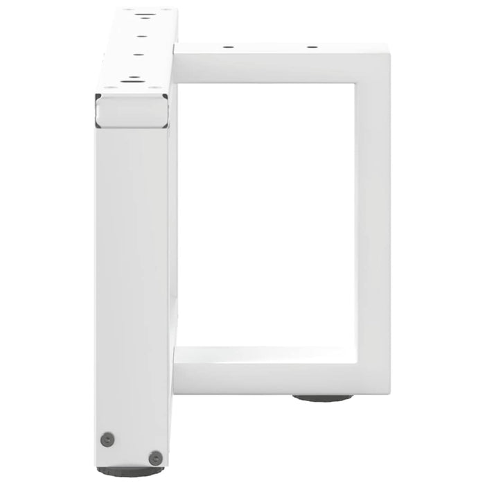 Picioare pentru măsuță de cafea în formă de T, 2 buc., alb, 40x25x(30-31) cm, oțel WALTI