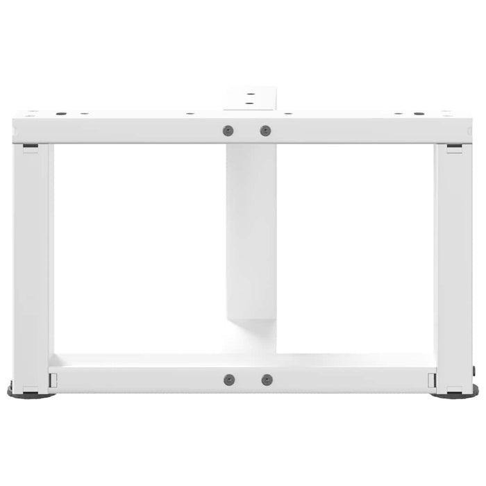 Picioare pentru măsuță de cafea în formă de T, 2 buc., alb, 40x25x(30-31) cm, oțel WALTI