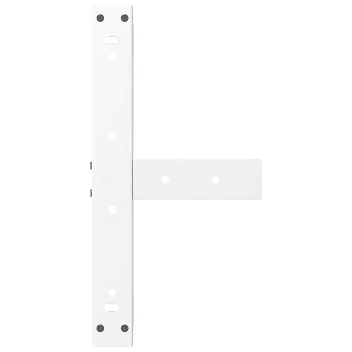 Picioare pentru măsuță de cafea în formă de T, 2 buc., alb, 40x25x(30-31) cm, oțel WALTI