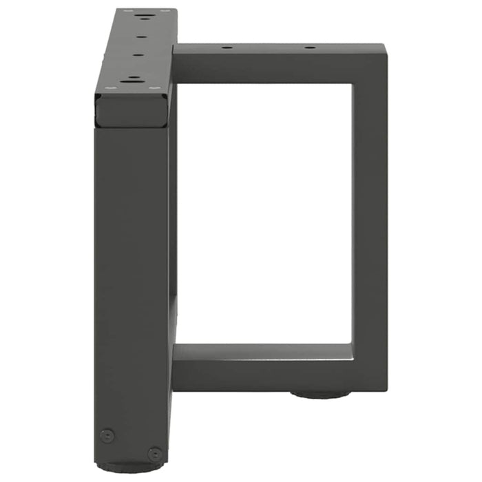 Picioare pentru măsuță de cafea în formă de T, 2 buc., antracit, 40x25x(30-31) cm, oțel WALTI