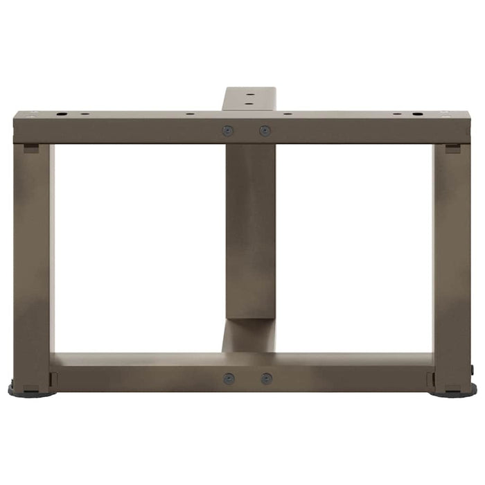 Picioare pentru măsuță de cafea în formă de T, 2 buc., negru, 40x25x(30-31) cm, oțel WALTI