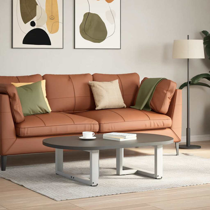 Picioare pentru măsuță de cafea în formă de T, 2 buc., alb, 60x25x(30-31) cm, oțel WALTI