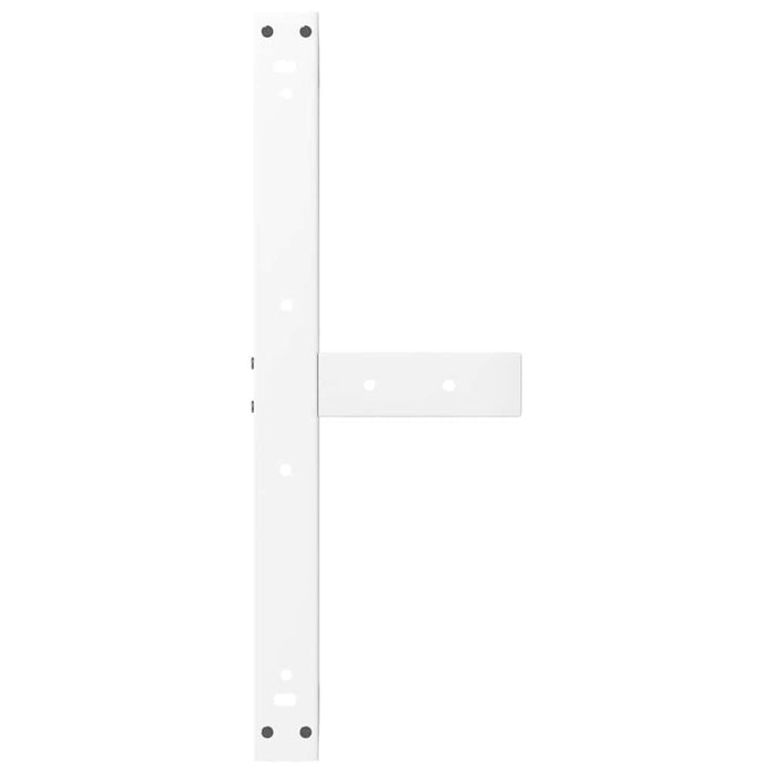 Picioare pentru măsuță de cafea în formă de T, 2 buc., alb, 60x25x(30-31) cm, oțel WALTI