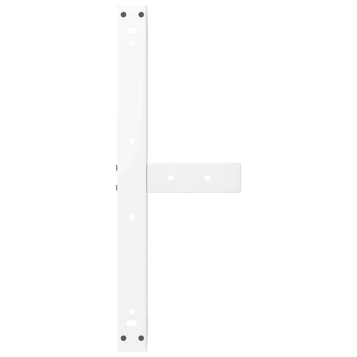 Picioare pentru măsuță de cafea în formă de T, 2 buc., alb, 70x25x(30-31) cm, oțel WALTI