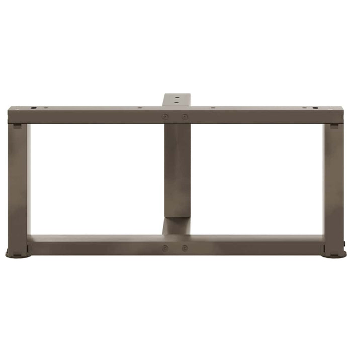 Picioare pentru măsuță de cafea în formă de T, 2 buc., negru, 70x25x(30-31) cm, oțel WALTI