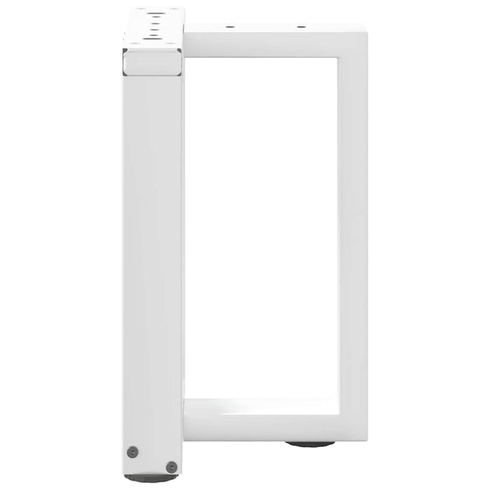 Picioare pentru măsuță de cafea în formă de T, 2 buc., alb, 28x25x(42-43) cm, oțel WALTI