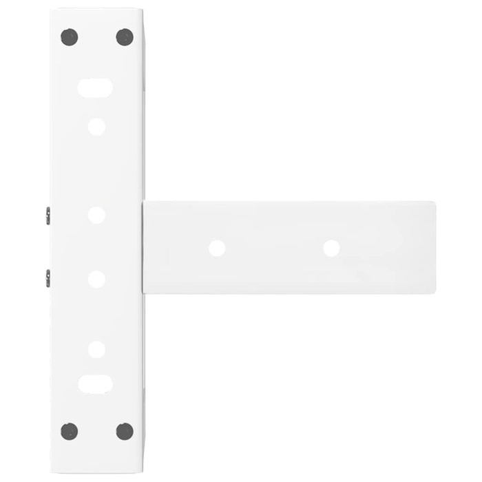 Picioare pentru măsuță de cafea în formă de T, 2 buc., alb, 28x25x(42-43) cm, oțel WALTI