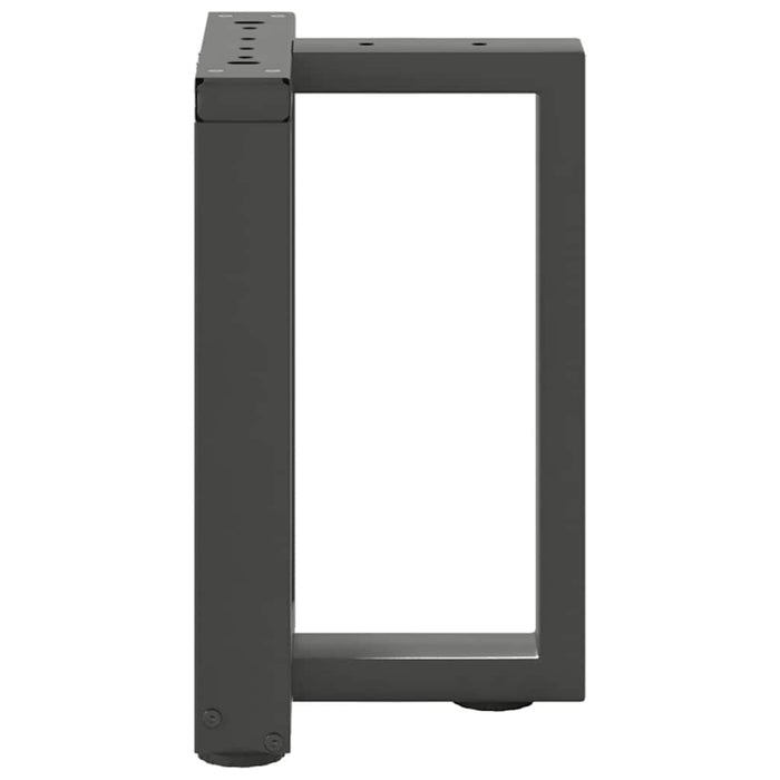 Picioare pentru măsuță de cafea în formă de T, 2 buc., antracit, 28x25x(42-43) cm, oțel WALTI