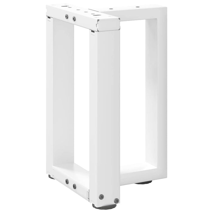 Picioare pentru măsuță de cafea în formă de T, 2 buc., alb, 38x25x(42-43) cm, oțel WALTI