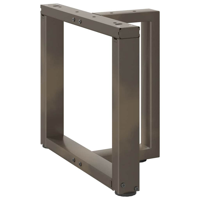 Picioare pentru măsuță de cafea în formă de T, 2 buc., negru, 50x25x(42-43) cm, oțel - WALTI WALTI
