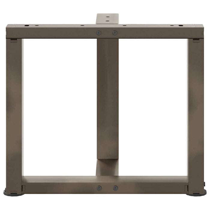 Picioare pentru măsuță de cafea în formă de T, 2 buc., negru, 50x25x(42-43) cm, oțel - WALTI WALTI