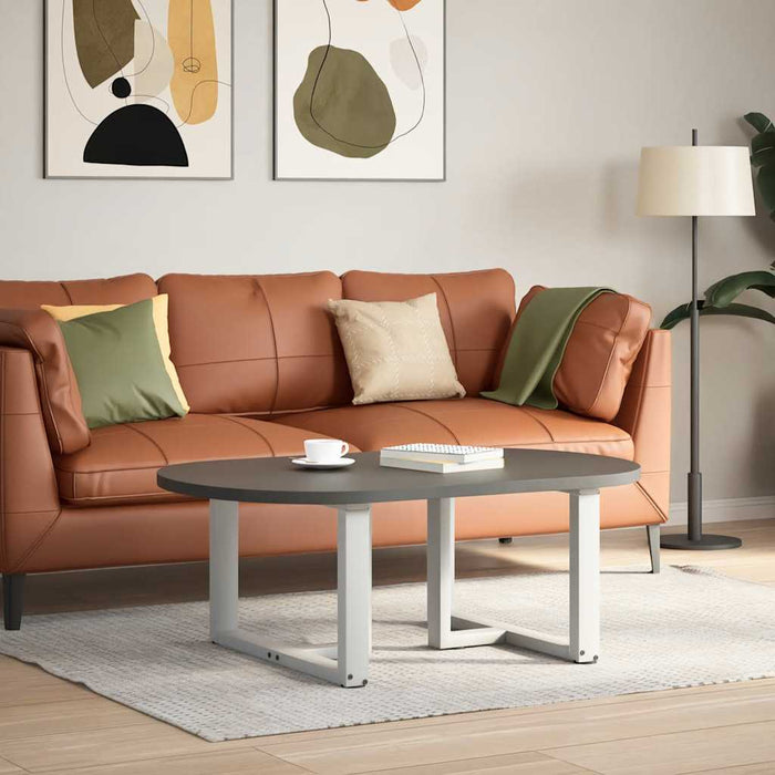 Picioare pentru măsuță de cafea în formă de T, 2 buc., alb, 60x25x(42-43) cm, oțel WALTI