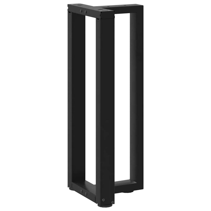 Picioare de masă consolă în formă de T, 2 buc., negru, 25x28x(72-73) cm, oțel WALTI