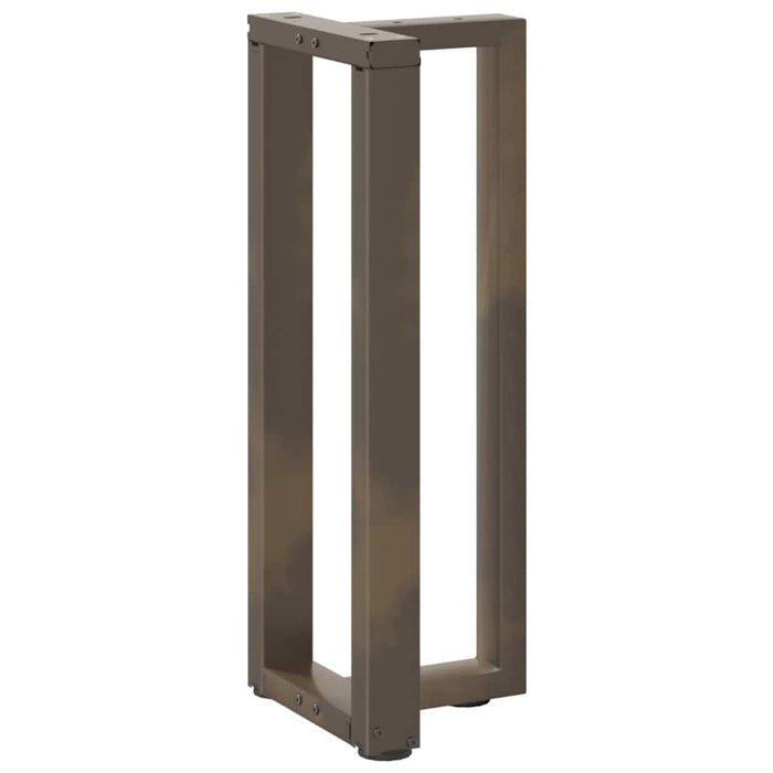 Picioare de masă consolă în formă de T, 2 buc., negru, 25x28x(72-73) cm, oțel WALTI