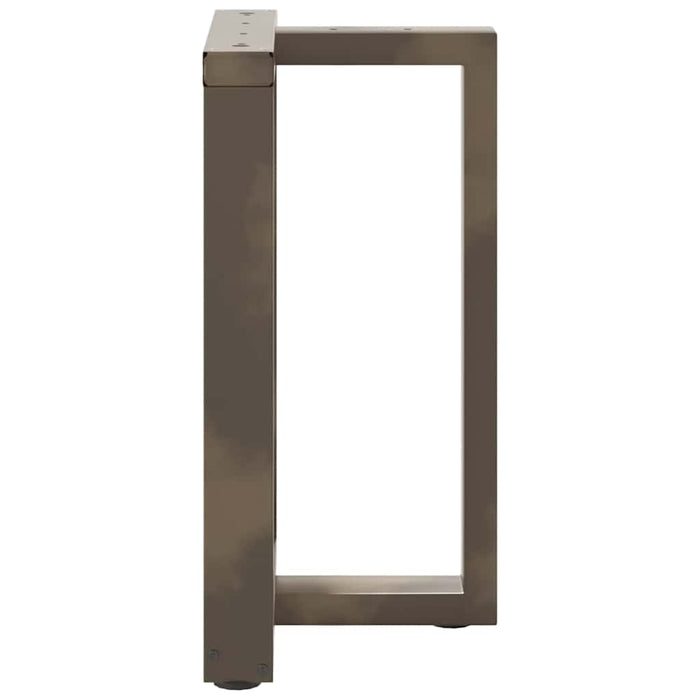 Picioare de masă în formă de T, 2 buc., negru, 50x35x(72-73) cm, oțel - WALTI WALTI