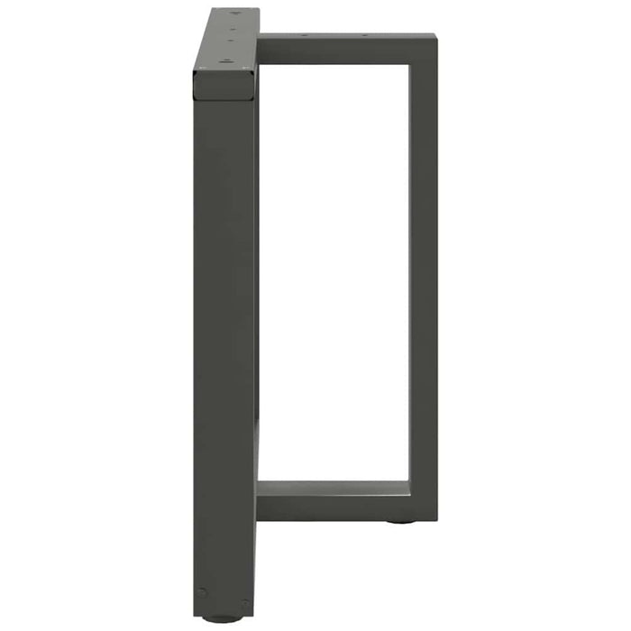 Picioare de masă în formă de T, 2 buc., antracit, 90x35x(72-73) cm, oțel WALTI