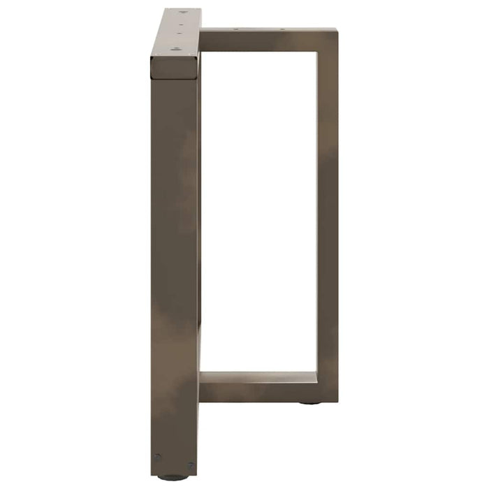 Picioare de masă în formă de T, 2 buc., negru, 100x35x(72-73) cm, oțel WALTI