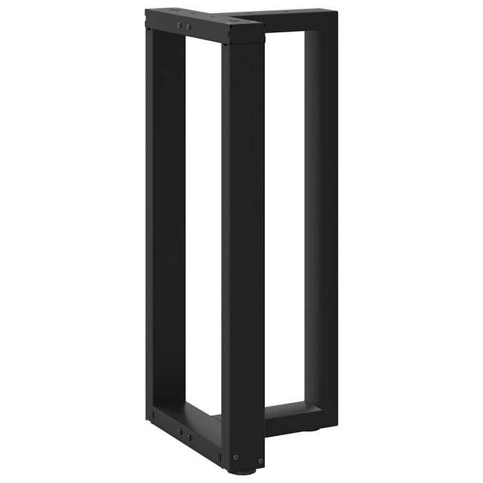 Picioare de masă de bar în formă de T, 2 buc., negru, 40x35x(90-91) cm, oțel - WALTI WALTI