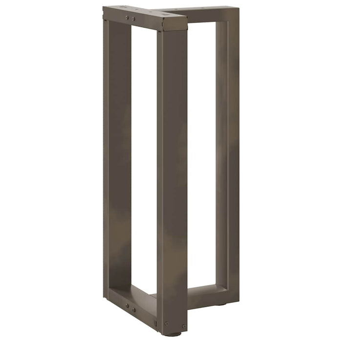 Picioare de masă de bar în formă de T, 2 buc., negru, 40x35x(90-91) cm, oțel - WALTI WALTI