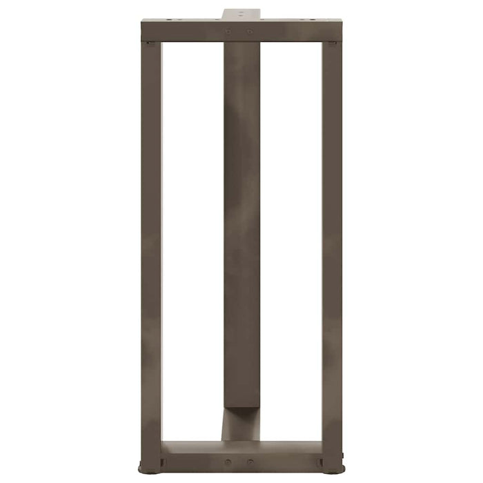 Picioare de masă de bar în formă de T, 2 buc., negru, 40x35x(90-91) cm, oțel - WALTI WALTI
