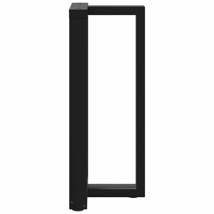 Picioare de masă de bar în formă de T, 2 buc., negru, 50x35x(90-91) cm, oțel - WALTI WALTI