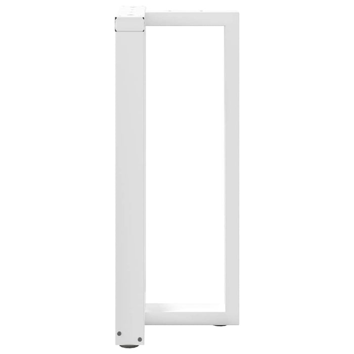Picioare de masă de bar în formă de T, 2 buc., alb, 50x35x(90-91) cm, oțel - WALTI WALTI