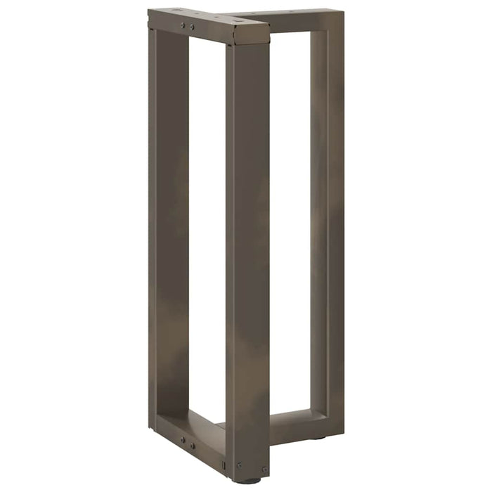Picioare de masă de bar în formă de T, 2 buc., negru, 50x35x(90-91) cm, oțel - WALTI WALTI
