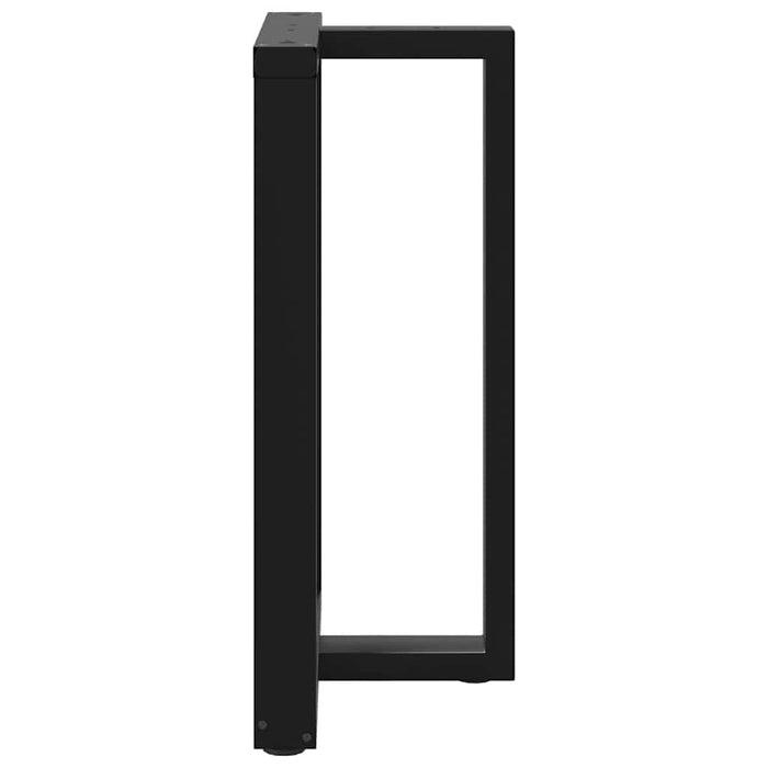 Picioare pentru masă de bar în formă de T 2 buc Negru Oțel - WALTI WALTI