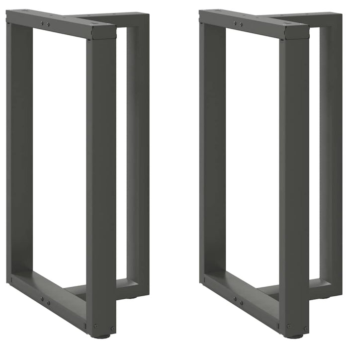 Picioare de masă de bar în formă de T, 2 buc., antracit, 60x35x(90-91) cm, oțel - WALTI WALTI