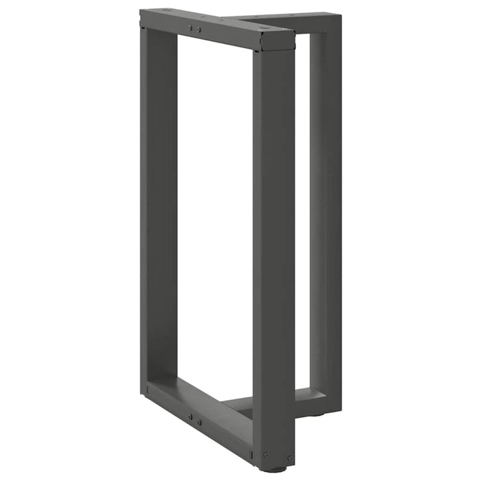 Picioare de masă de bar în formă de T, 2 buc., antracit, 60x35x(90-91) cm, oțel - WALTI WALTI