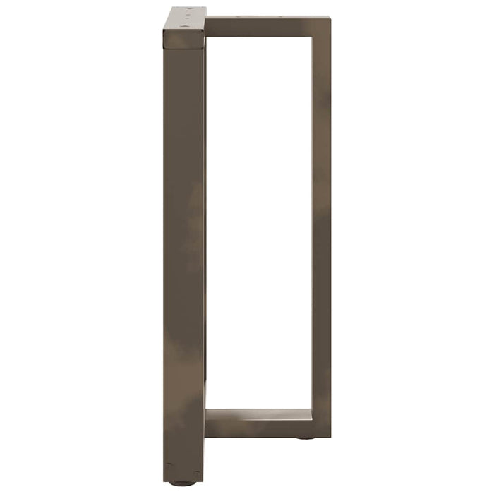 Picioare de masă de bar în formă de T, 2 buc., negru, 60x35x(90-91) cm, oțel - WALTI WALTI