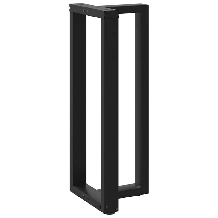 Picioare de masă de bar în formă de T, 2 buc., negru, 40x35x(100-101) cm, oțel - WALTI WALTI