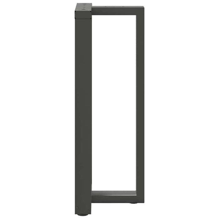 Picioare de masă de bar în formă de T, 2 buc., antracit, 40x35x(100-101) cm, oțel WALTI