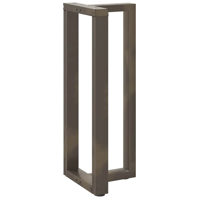 Picioare de masă de bar în formă de T, 2 buc., negru, 40x35x(100-101) cm, oțel - WALTI WALTI