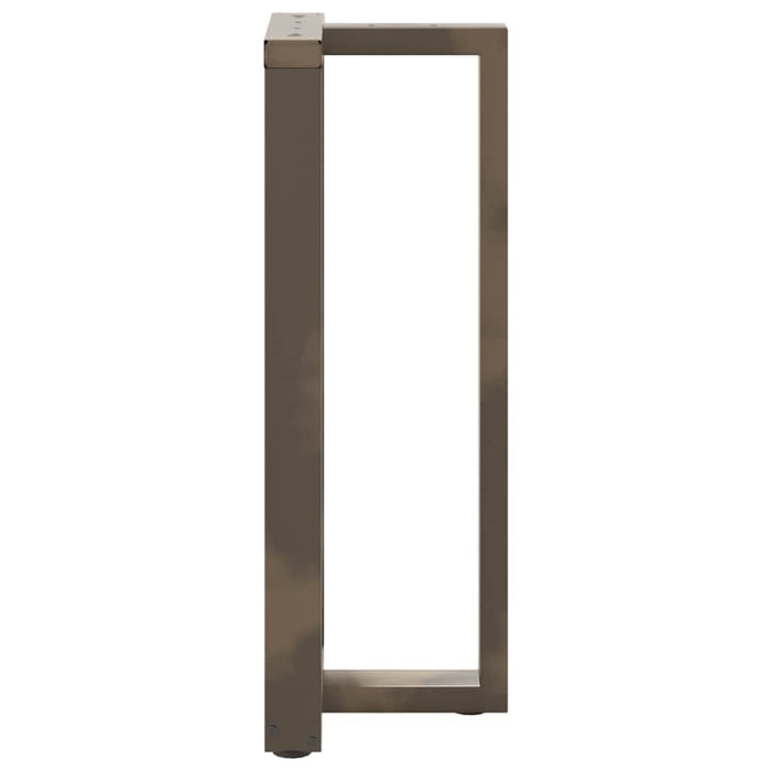 Picioare de masă de bar în formă de T, 2 buc., negru, 40x35x(100-101) cm, oțel - WALTI WALTI