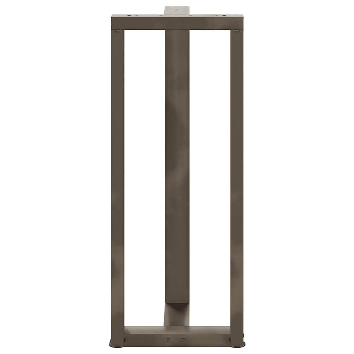 Picioare de masă de bar în formă de T, 2 buc., negru, 40x35x(100-101) cm, oțel - WALTI WALTI