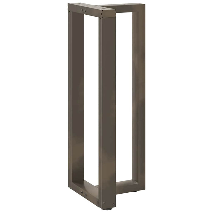 Picioare de masă de bar în formă de T, 2 buc., negru, 50x35x(100-101) cm, oțel - WALTI WALTI