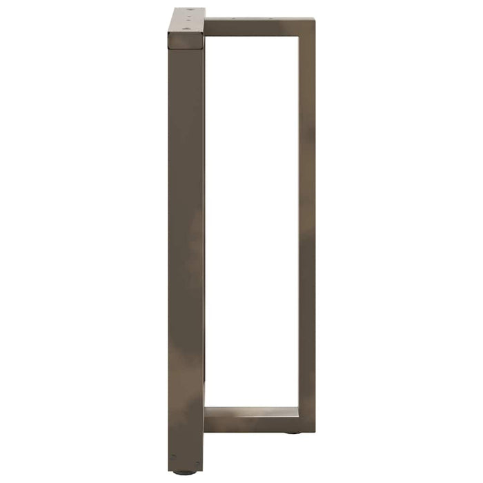 Picioare de masă de bar în formă de T, 2 buc., negru, 60x35x(100-101) cm, oțel - WALTI WALTI