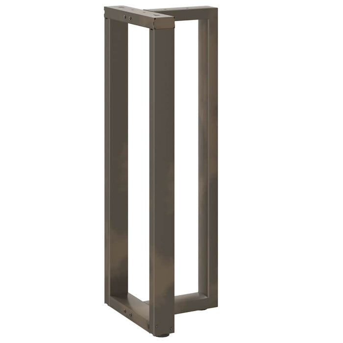 Picioare de masă de bar în formă de T, 2 buc., negru, 40x35x(110-111) cm, oțel - WALTI WALTI