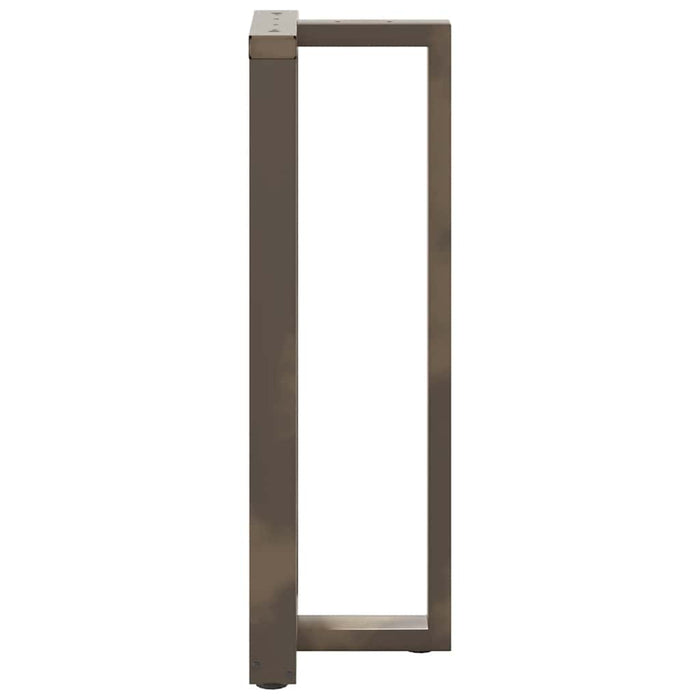 Picioare de masă de bar în formă de T, 2 buc., negru, 40x35x(110-111) cm, oțel - WALTI WALTI