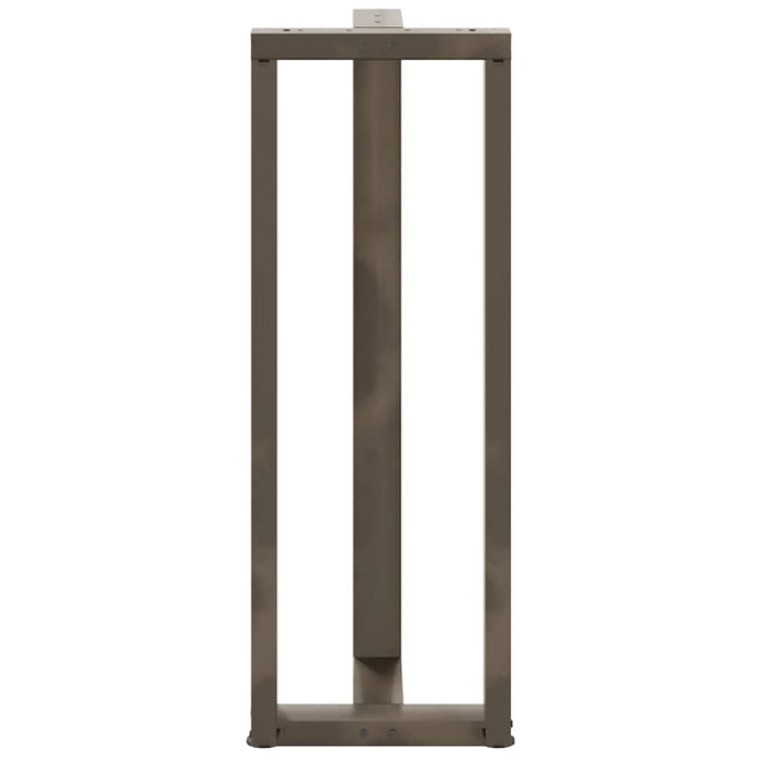 Picioare de masă de bar în formă de T, 2 buc., negru, 40x35x(110-111) cm, oțel - WALTI WALTI