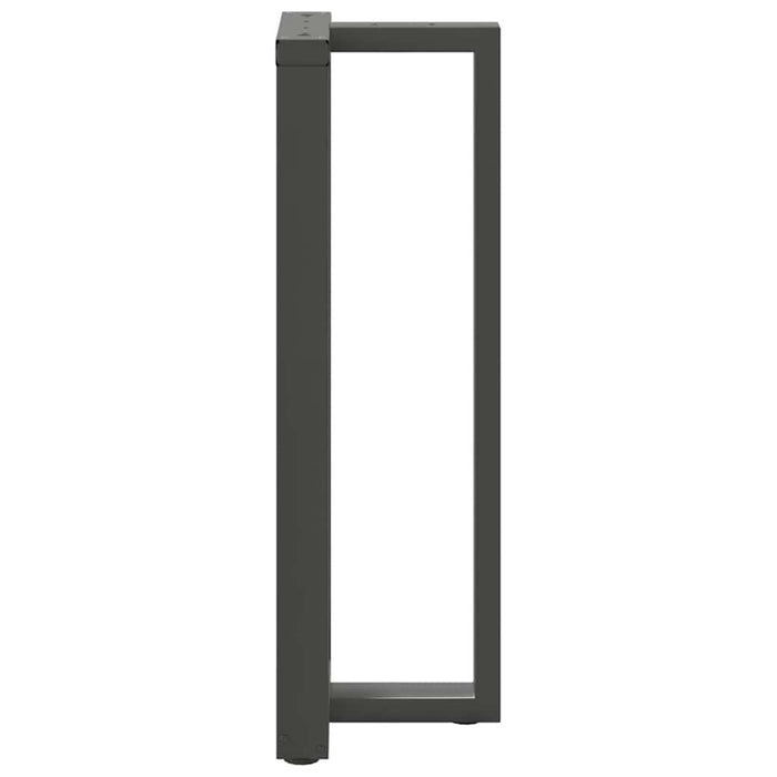Picioare de masă de bar în formă de T, 2 buc., antracit, 50x35x(110-111) cm, oțel WALTI