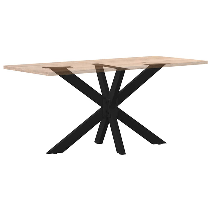 Picior masă de sufragerie în formă de păianjen, negru, 120x68x(72-73) cm, oțel - WALTI WALTI